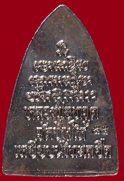 เหรียญเตารีดกลีบบัว หลวงปู่ทวด วัดช้างให้ หลังหนังสือบล็อคเสาอากาศ ปี 2555