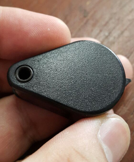 Japan แท้เก่าเลนส์แก้ว แกนทองเหลือง // 550