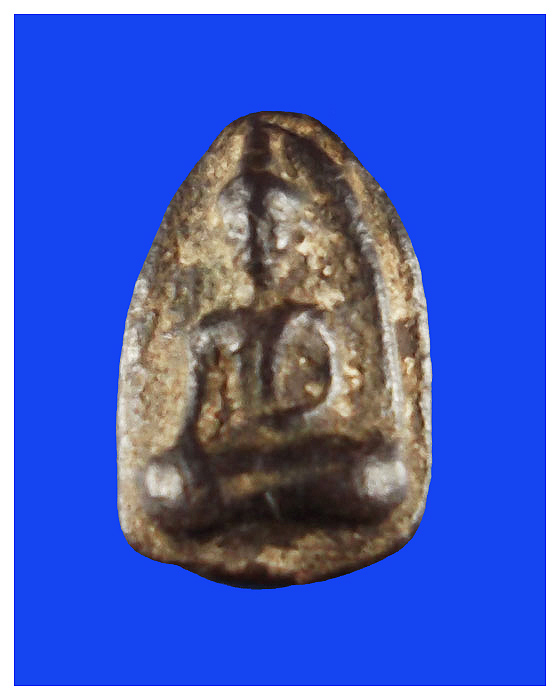 พระเนื้อดินพิมพ์เม็ดน้อยหน่าหลังอุ