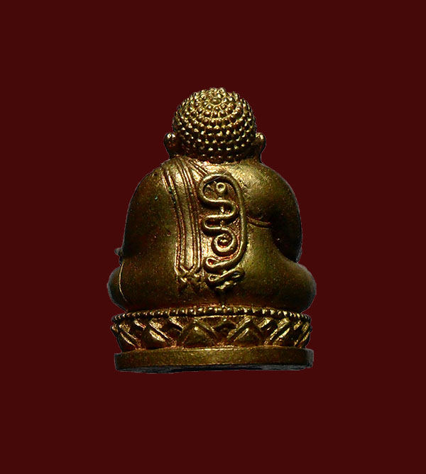 เคาะเดียว...สังกัจจายรับทรัพย์ หลวงพ่อสาคร วัดหนองกรับ เนื้อทองสำริด เลข 3394 สวยๆครับ กล่องเดิม