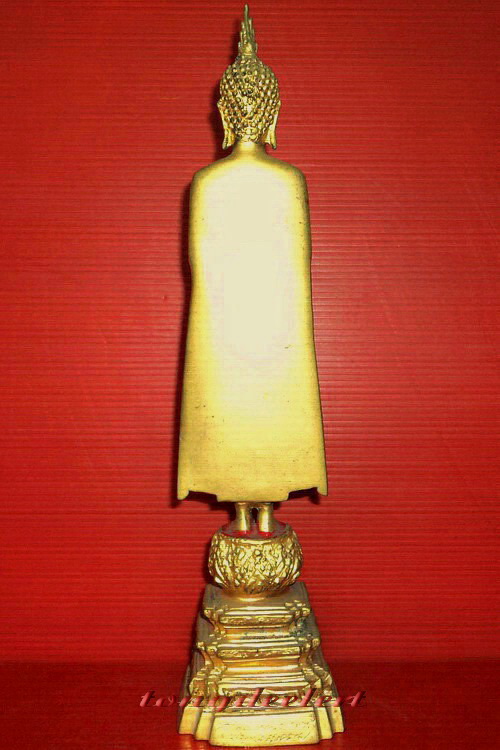 พระบูชาหลวงพ่อบ้านแหลม วัดเพชรสมุทรวรวิหาร สูง 11 นิ้ว กะไหล่ทอง สวยมากค่ะ