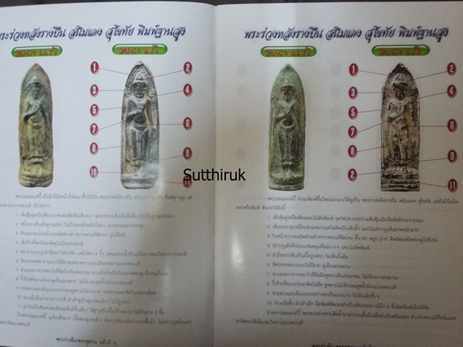 หนังสือ พระร่วงยืน-พระหูยาน แท้-เก๊