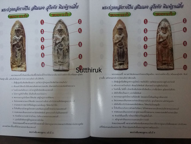 หนังสือ พระร่วงยืน-พระหูยาน แท้-เก๊