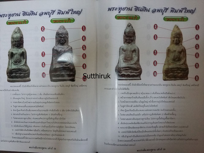 หนังสือ พระร่วงยืน-พระหูยาน แท้-เก๊