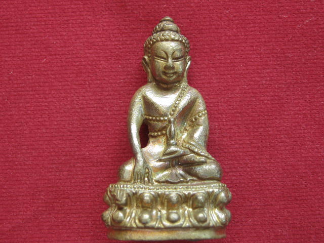 พระกริ่งธรรมสิงห์บูรพาจารย์ รุ่นแรก หลวงพ่อจรัญ วัดอัมพวัน จ.สิงห์บุรี ปี54 เนื้อทองเหลือง