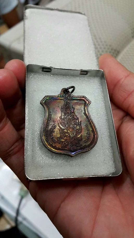 เหรียญนารายณ์ทรงครุฑ โค๊ตวัดสุทัศน์ หลวงปู่หมุน พิธีเจริญลาภ 