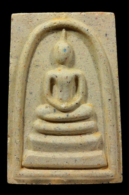 พระสมเด็จวัดระฆังฯรุ่น 214 ปีเกิด ปี2545 (พิมพ์ใหญ่ทรงนิยม) "เกศเอียงทะลุซุ้ม " หลังตรายาง+กล่องเดิม