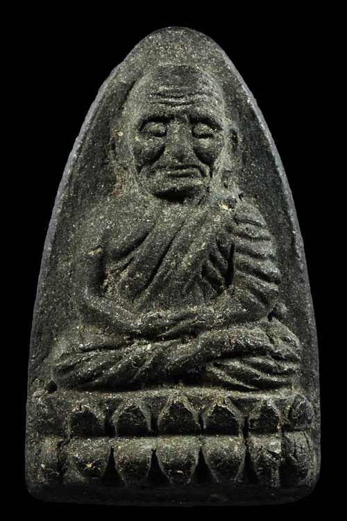 หลวงพ่อทวด เนื้อหว่านวัดช้างให้ ปี 24  พิมพ์ใหญ่ พร้อมกล่องเดิม