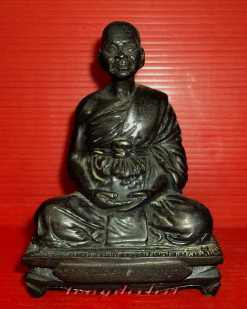 รูปหล่อบูชาหลวงพ่อแช่ม วัดดอนยายหอม จ.นครปฐม ปี 2536