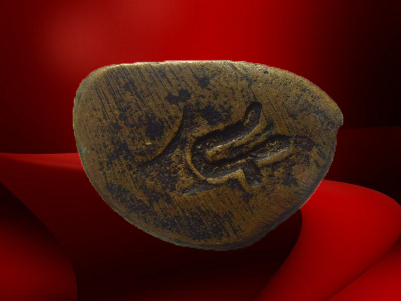 รูปหล่อโบราณหลวงพ่อเงิน อาจารย์ชุ่มสร้าง วัดท้ายน้ำ ยุคต้น