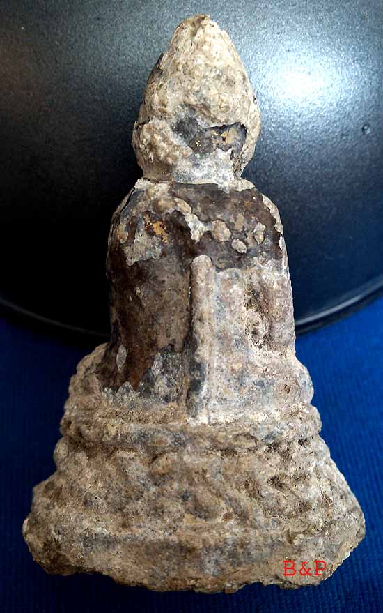 *พิมพ์มารวิชัย เนื้อชินสนิมแดง กรุวัดเทวสังฆารามฯ(วัดเหนือ) กาญจนบุรี*