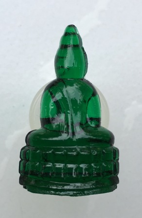 พระแก้วหลวงพ่อเจียง วัดเจริญสุขาราม รุ่น2 สีเขียว