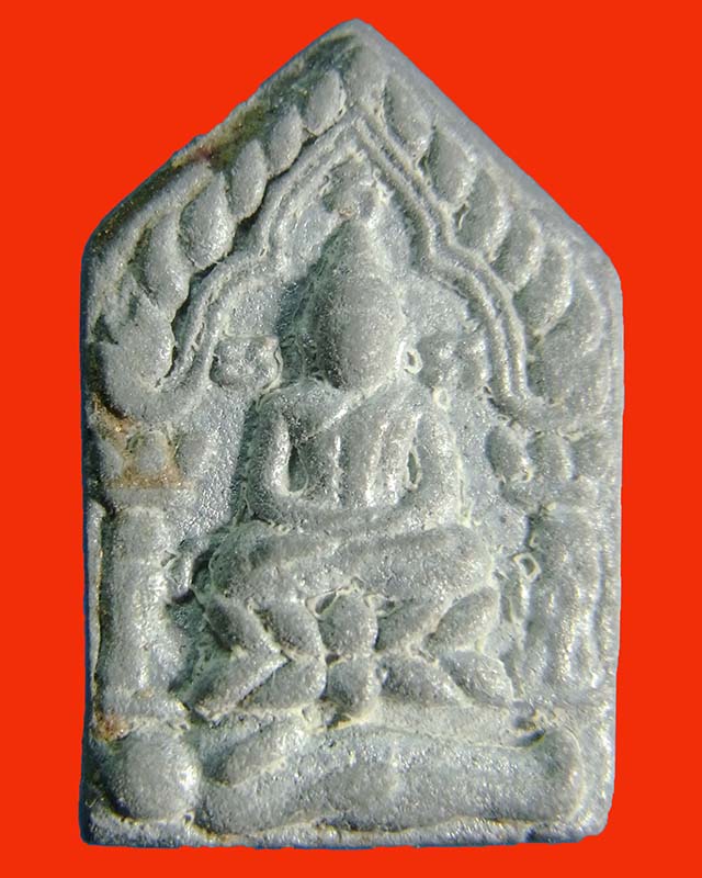 พระยอดขุนพลแสนพลพ่ายพิมพ์เล็ก เนื้อชินสังฆวานรอุดผงพราย ปี54 กล่องเดิมๆ No.806 