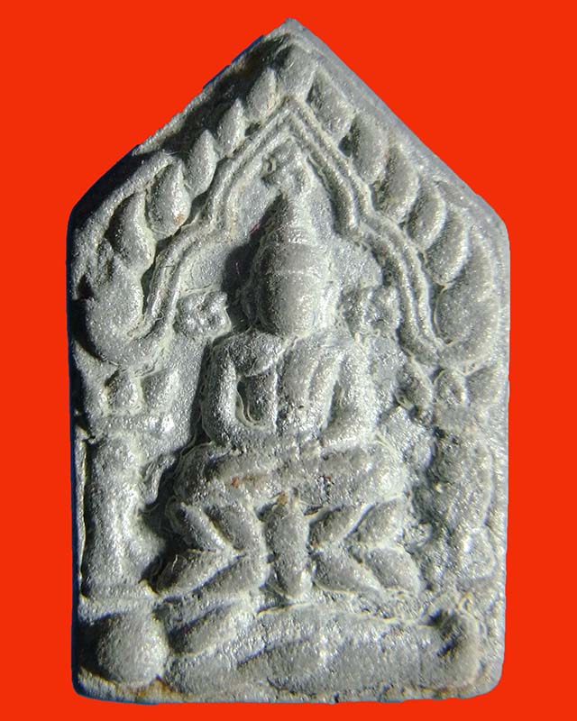 พระยอดขุนพลแสนพลพ่ายพิมพ์เล็ก เนื้อชินสังฆวานรอุดผงพราย ปี54 กล่องเดิมๆ No.870 