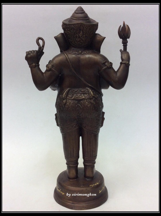 พระพิฆเนศ ปางยืนประทานพร รุ่น 100 ปี กรมศิลปากร ขนาดบูชา สูง 10.5 นิ้ว เนื้อโลหะผสม No.3084