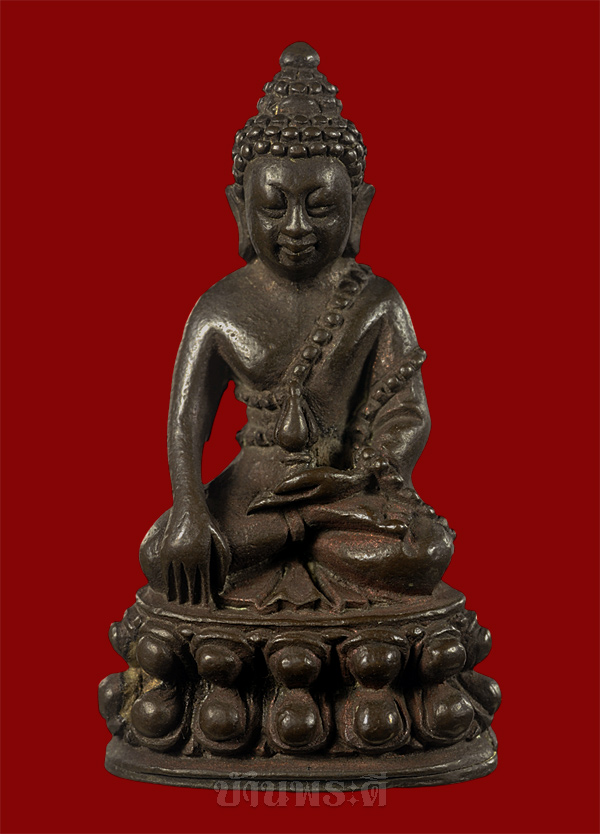 พระกริ่งหลวงพ่อยิด รุ่นเจริญพร ปี 2534 เนื้อนวโลหะ วัดหนองจอก ใต้ฐานตอกเลข ๑๙๗๙