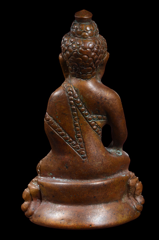 พระกริ่งน้ำท่วม เจ้าคุณศรีฯ(สนธิ์)วัดสุทัศน์ฯ ปี พ.ศ.2485 แบบแต่งเนื้อทองแดง