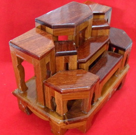 โต๊ะหมู่บูชา ขนาด 7 นิ้ว (18 cm) 