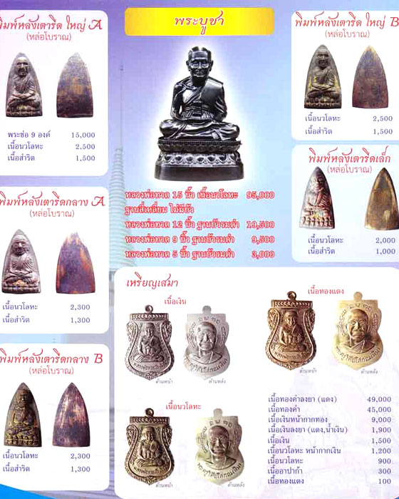 หลวงพ่อทวด วัดช้างให้ พิมพ์หลังเตารีดใหญ่ A รุ่นเสาร์ห้ามหามงคลเนื้อนวโลหะ ครบรอบ ๑๐๐ ปี อ.ทิม