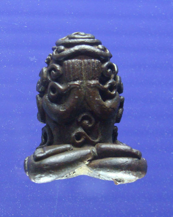 พระปิดตาหลวงพ่อเกษมเขมโก รุ่นมหาสิทธิโชค ปี2518 เนื้อนวะโลหะ โค๊ดหนู