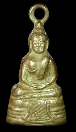 พระกริ่งเล็กหลวงพ่อโสธร ปี12 (มีหู) เนื้อทองเหลือง