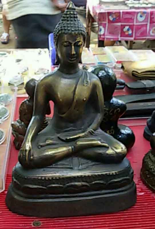 หลวงพ่อสุโขทัย ขนาด5นิ้ว เนื้อทองเหลือง ก้นอุดดิน