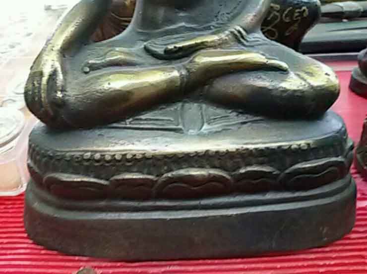 หลวงพ่อสุโขทัย ขนาด5นิ้ว เนื้อทองเหลือง ก้นอุดดิน