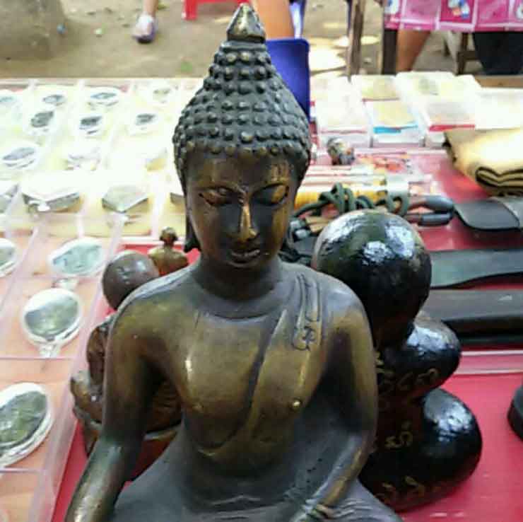 หลวงพ่อสุโขทัย ขนาด5นิ้ว เนื้อทองเหลือง ก้นอุดดิน