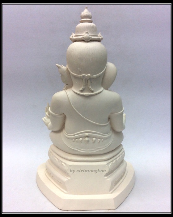 พระพิฆเนศ ปางแบ่งภาคหนุมาน (พระอาทยันตะปรภู) รุ่น สุข สำเร็จทันใจ ขนาดบูชา สูง11นิ้ว พิมพ์กรรมการ