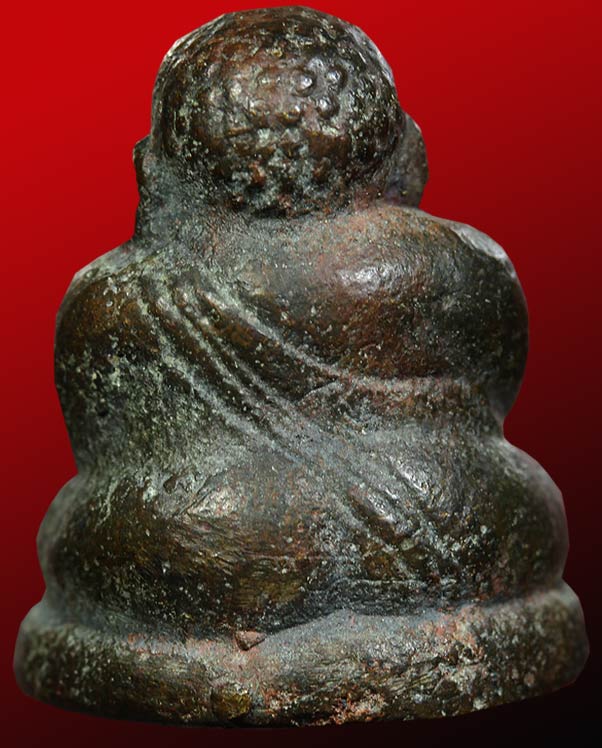 หลวงพ่อเงิน วัดบางคลาน พิมพ์พระสังกัจจายน์เศียรโต  ออกจากกรุวัดขวาง อ.โพทะเล จ.พิจิตร ๒