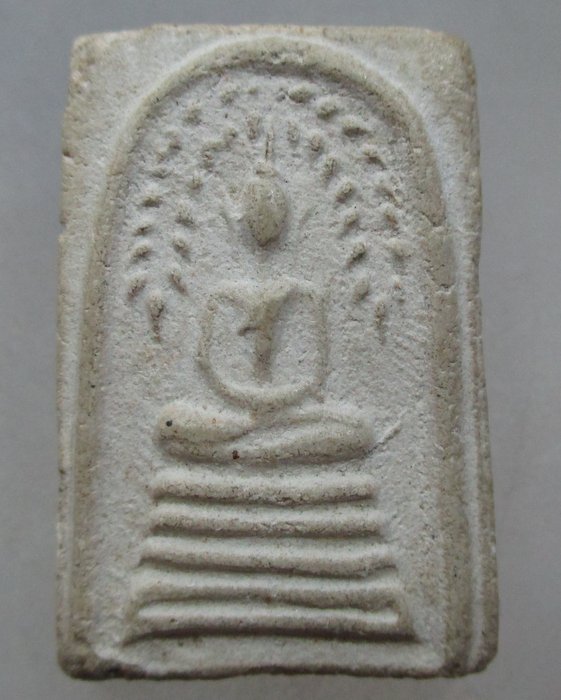 สมเด็จปรกโพธิ์ย้อย ฐานร่อง หลวงพ่อกวย วัดโฆษิตาราม  ปี ๑๒ 