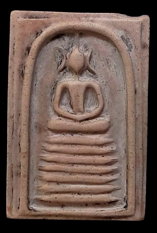 พระสมเด็จพิมพ์วัดเกศไชโย 7ชั้น หลวงพ่อกวย วัดโฆสิตาราม เนื้อผงน้ำมัน