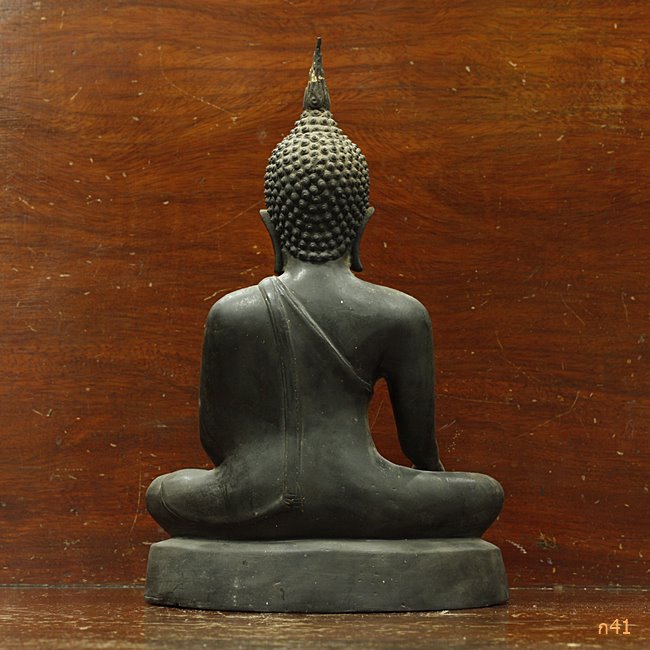 พระบูชาสุโขทัยย้อนยุค หน้าตัก 9 นิ้ว ดินไทย