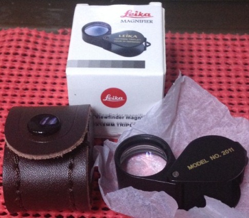 Leica หน้าเลนส์กว้าง18mm  3 ชั้นประกบ Leica Viewfinder magnifier 10x ใสแจ๋วแก้วแท้ บอดี้ดำ พร้อมซอง