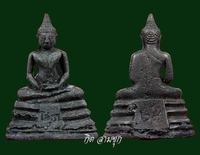 หลวงพ่อโสธร ปี 2529 รุ่นสร้างอุโบสถ เนื้อทองแดงรมดำ วัดโสธรวรวิหาร จ.ฉะเชิงเทรา