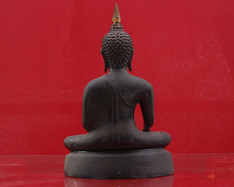 พระบูชาสุโขทัยย้อนยุค หน้าตัก 9 นิ้ว ดินไทย