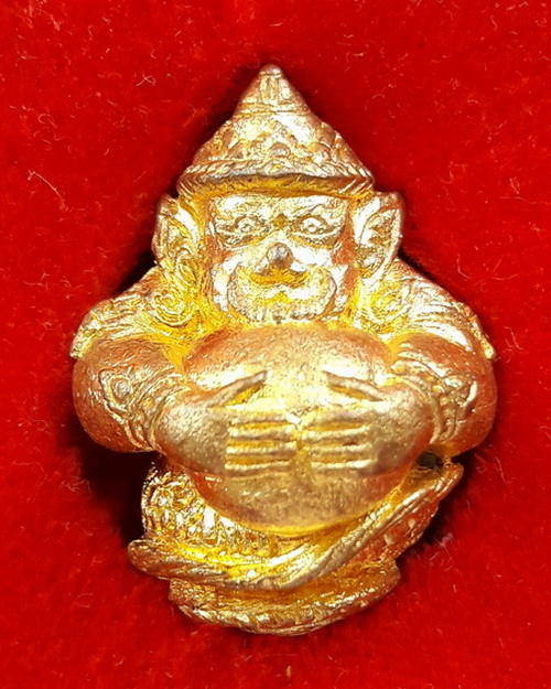 ลูกอมพระราหูมหาเศรษฐี รุ่น 9 อริยะ 5 แผ่นดิน วัดชมนิมิตร เนื้อทองทิพย์ ปี44 หลวงปู่หมุนร่วมเสก