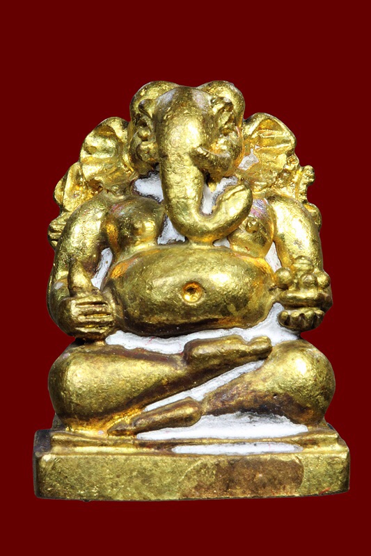 พระพิฆเนศ รุ่นสมปรารถนา หลวงพ่อหลาย วัดคันลัด เลข ๕๙๓