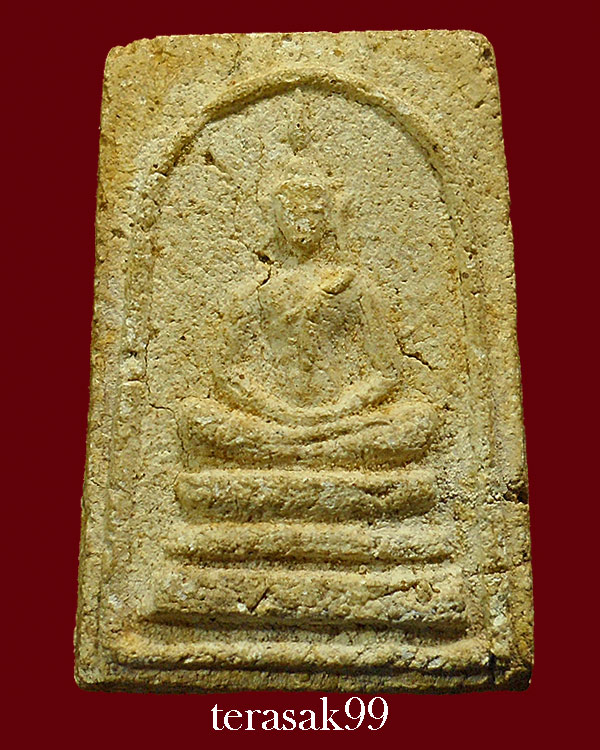 พระสมเด็จ หลวงปู่นาค วัดระฆัง พิมพ์เทวดาแขนหักศอก เนื้อขาว ปี2495 ราคาเบาๆ