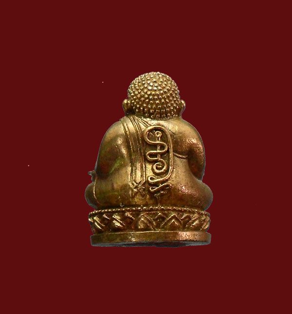 "".สังกัจจายรับทรัพย์ หลวงพ่อสาคร วัดหนองกรับ เนื้อ ทองสัมริด เลข3514 สวยๆจมูกโด่งครับ กล่อ