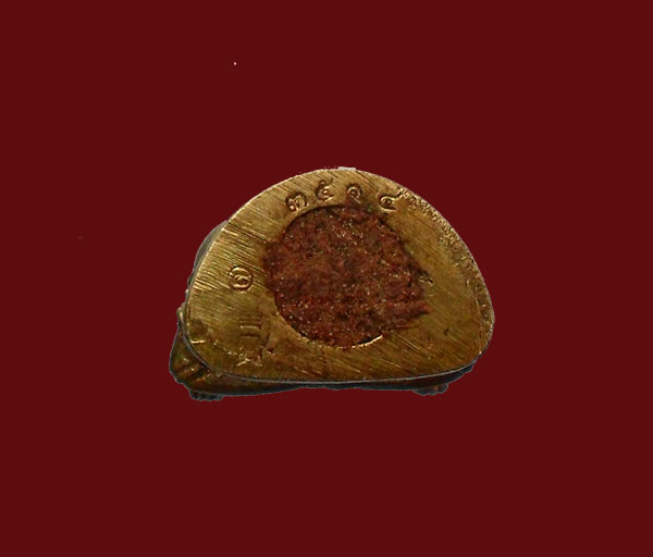 "".สังกัจจายรับทรัพย์ หลวงพ่อสาคร วัดหนองกรับ เนื้อ ทองสัมริด เลข3514 สวยๆจมูกโด่งครับ กล่อ