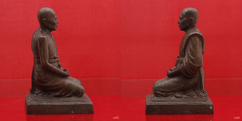 พระบูชาหลวงพ่อแดง วัดเขาบันไดอิฐ ปี 2518 ก้นดินไทย