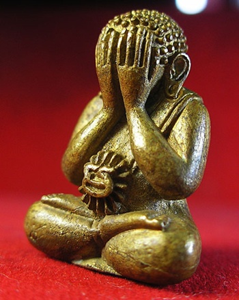 พระปิดตาอุดมโชค หลวงปู่หมุน วัดบ้านจาน พิธีเสาร์ ๕ ออกวัดไตรมิตร ปลุกเสกวัดป่าหนองหล่ม ปี ๔๓