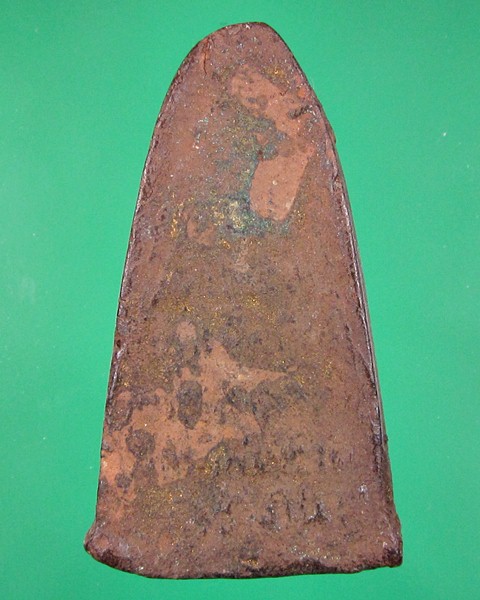 หลวงปู่ทวดเนื้อดินเผา (ผสมผงว่านหลวงปู่ทวด ปี2497) พระครูใบฎีกาขาว รกุขิตธมุโม วัดช้างให้ ปี 2513