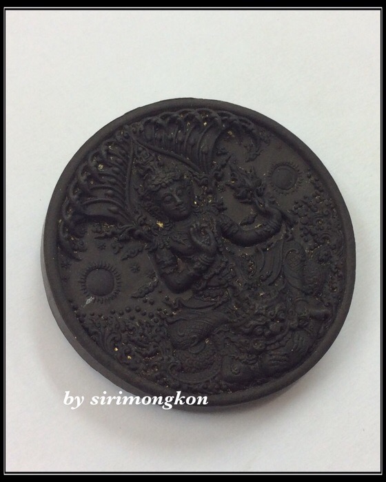 พระเทวราชโพธิสัตว์ จตุคามรามเทพ รุ่นอภิปัญญามหาเศรษฐี ขนาด 5.5 ซม. รูปแบบงานศิลปะ อ.เฉลิมชัย