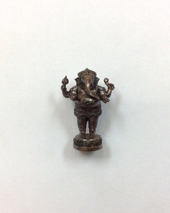 พระพิฆเนศ ปางยืนประทานพร (ค้าขายร่ำรวย เจริญรุ่งเรือง) รุ่น100ปี กรมศิลปากร เนื้อโลหะผสม พิมพ์ใหญ่