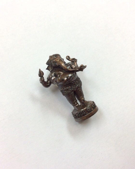 พระพิฆเนศ ปางยืนประทานพร (ค้าขายร่ำรวย เจริญรุ่งเรือง) รุ่น100ปี กรมศิลปากร เนื้อโลหะผสม พิมพ์ใหญ่