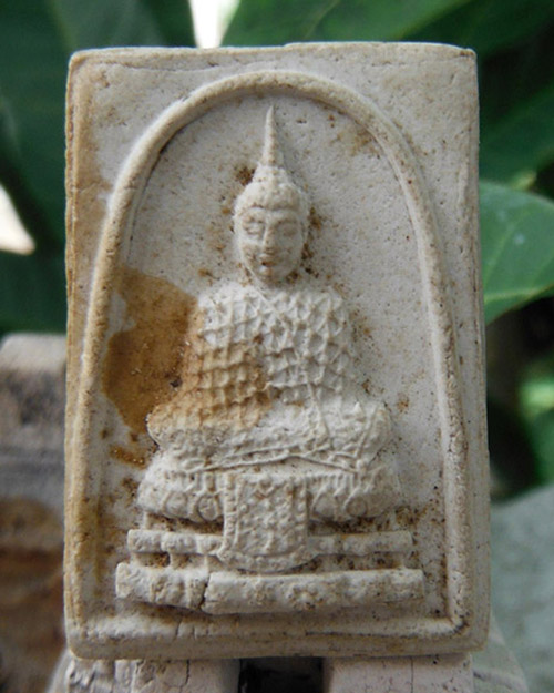 สมเด็จพระแก้วมรกตหลังเสือ ท่านเจ้าคุณนรฯ พิมพ์เล็ก วัดเทพศิรินทร์ ปี 2513 พร้อมบัตรรับรอง