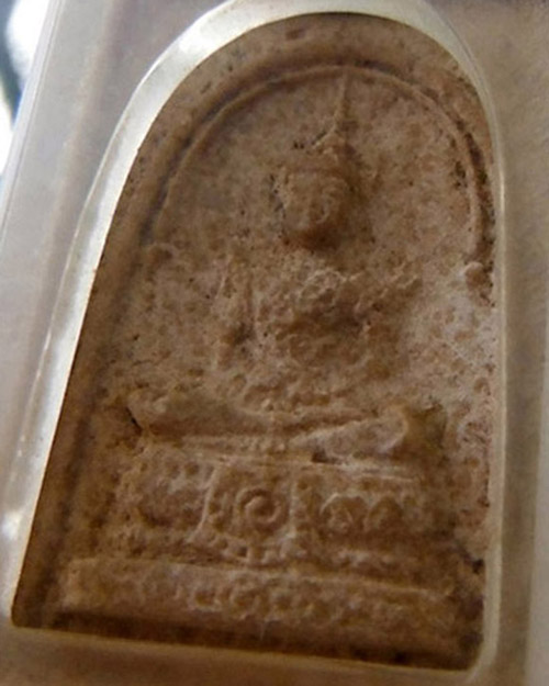 สมเด็จพระแก้วมรกต ท่านเจ้าคุณนรฯ พิมพ์หนังเสือ(เล็ก) วัดเทพศิรินทร์ ปี 2513 พร้อมบัตรรับรอง