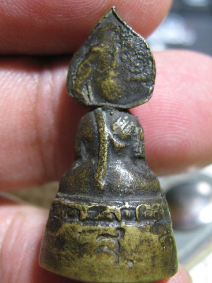 พระกริ่งบดินทร์ ปี2502 เนื้อทองผสม วัดชนะสงคราม กทม.สภาพพอใช ้ มีบัตรรับรองความแท้